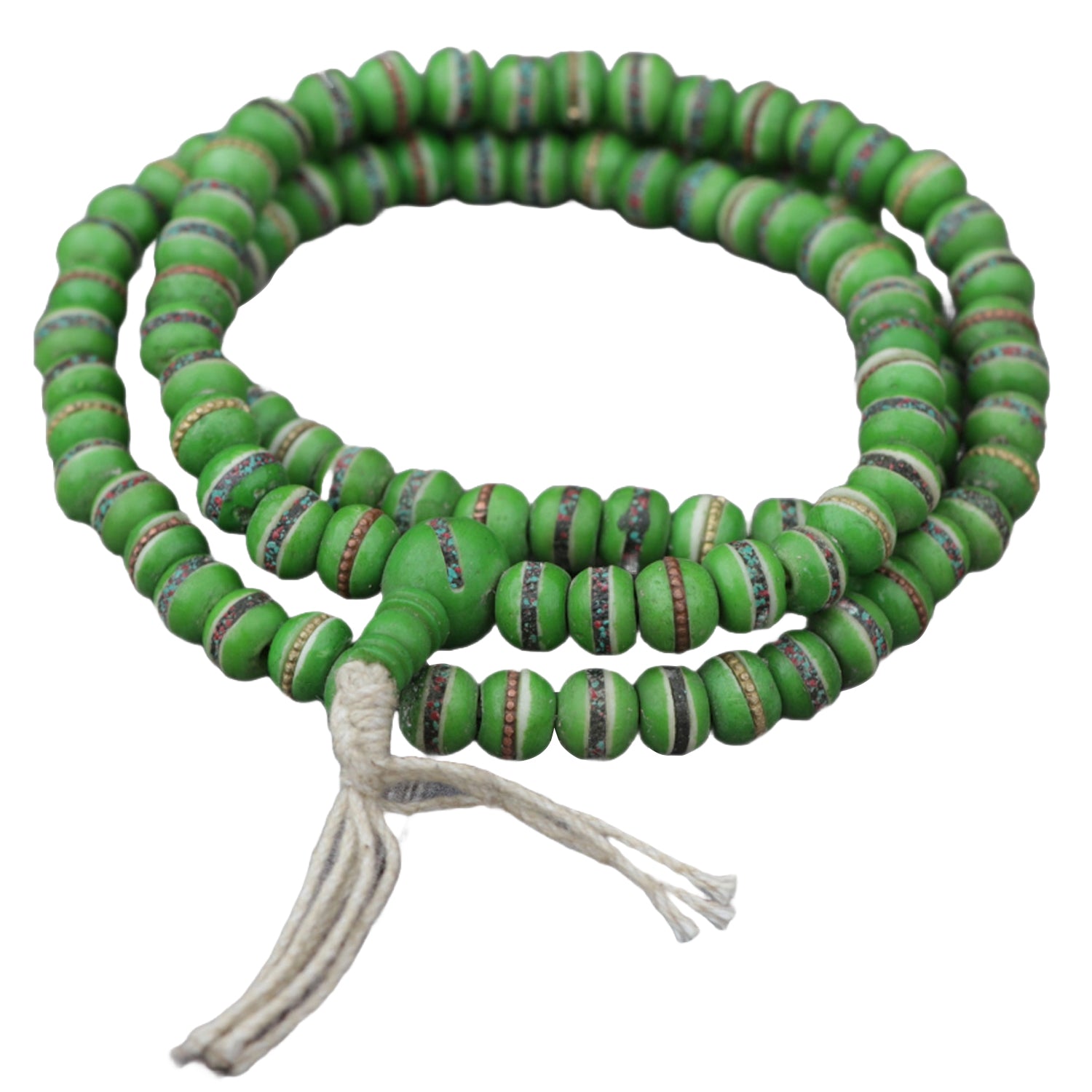 Goddess of Compassion Yak Bone Mala
