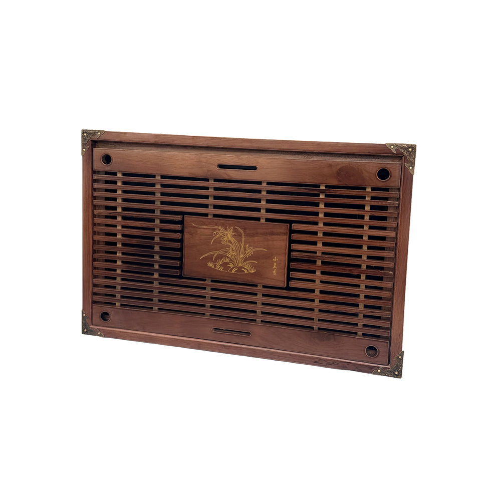 Bamboo Tea Tray – Orchid Flow