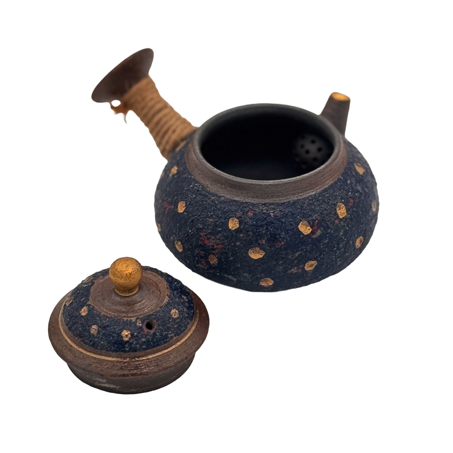 Japanese Starry Night Sand Clay Kyusu